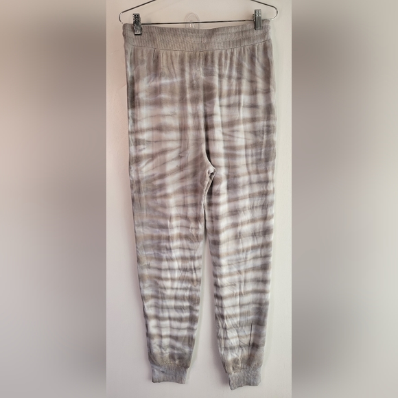 NWT Splendid Journey Ribbed Trim Knit Jogger Pants Medium Gray - Picture 4 of 5